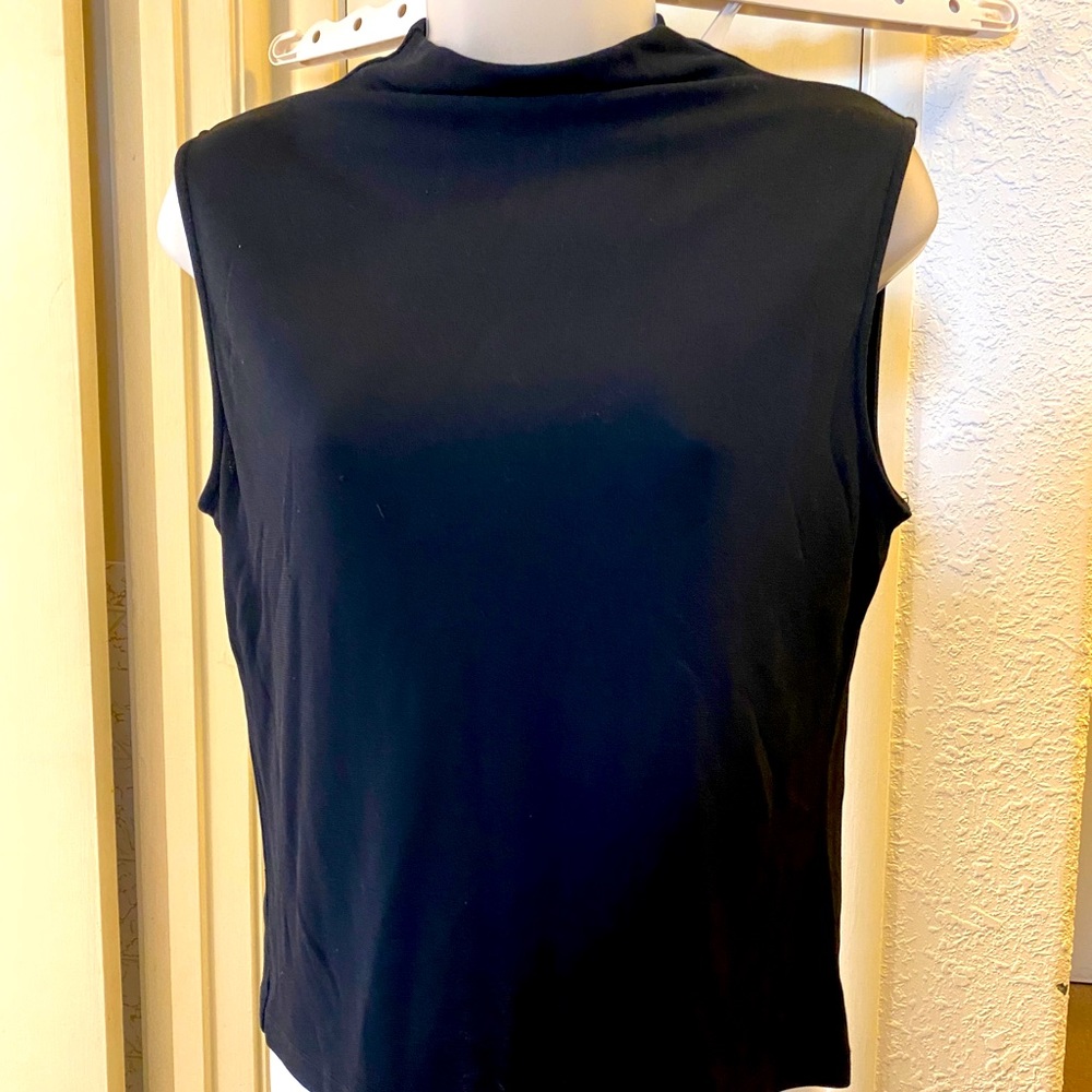 Anne Klein Black sleeveless top